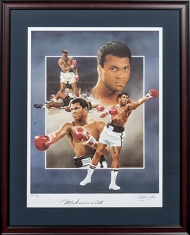 Muhammad Ali Limited Edition Signed Christopher Paluso Lithograph (AP 38/50) (JSA LOA)